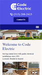 Mobile Screenshot of code-elec.com
